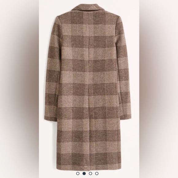 Abercrombie & Fitch Wool-Blend Dad Coat - Picture 3 of 13